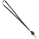 Advantus Retracting ID Reel Badge 36" Lanyard - 12 / Box - 36" Length - Black