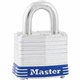 Master Lock High Security Padlock - Keyed Different - 0.28" Shackle Diameter - Cut Resistant, Rust Resistant - Steel - Silver - 