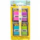 Post-it Flags Value Pack - 200 - 1" x 1 3/4" - Rectangle, Arrow - Unruled - Aqua, Yellow, Green, Purple, Pink, Blue - Self-adhes