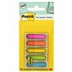 Post-it Arrow Flags in On-the-Go Dispenser - Bright Colors - 20 x Blue, 20 x Green, 20 x Pink, 20 x Purple, 20 x Yellow - 1/2" x