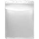 Advantus PVC-Free Vertical Badge Holder - Support 3" x 4" Media - Vertical - Polypropylene - 50 / Pack - Clear