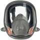 3M 6900 Full Facepiece Reusable Respirator - Particulate, Gases, Vapor, Debris Protection - Thermoplastic Elastomer (TPE), Therm