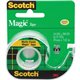 Scotch Magic Matte Finish Tape - 25 ft Length x 0.75" Width - 1" Core - Adhesive Backing - Dispenser Included - Handheld Dispens