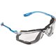 3M Virtua CCS Protective Eyewear - Ultraviolet Protection - Blue - Clear Lens - Comfortable, Wraparound Lens, Lightweight, Corde