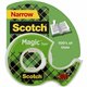 Scotch Dispensing Matte Finish Magic Tape - 18.06 yd Length x 0.75" Width - 1" Core - Permanent Adhesive Backing - Dispenser Inc