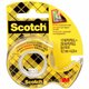 Scotch Double-Sided Tape - 20.83 ft Length x 0.50" Width - 1" Core - Acrylate - 3 mil - Permanent Adhesive Backing - Dispenser I