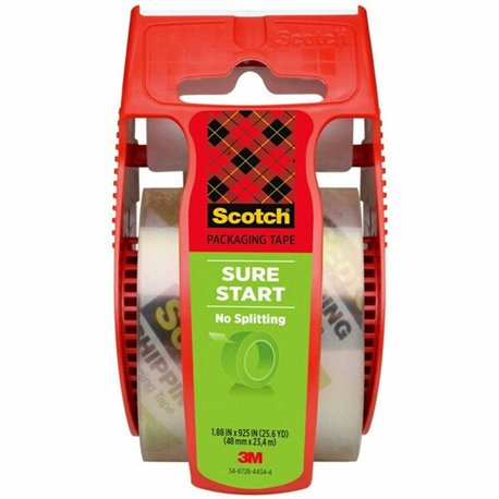 Scotch Sure Start Easy Unwind Packaging Tape - 22.20 yd Length x 1.88" Width - 2.6 mil Thickness - 1.50" Dia - 1.50" Core - Synt