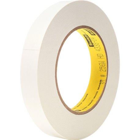 Scotch Flatback Write-On Paper Tape - 20 yd Length x 0.75" Width - 3" Core - Paper - 6.70 mil - Rubber Backing - For Shelf Label