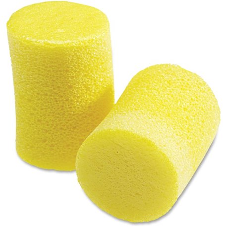 E-A-R Classic Uncorded Earplugs - Noise Protection - Yellow - Comfortable, Disposable, Uncorded, Flame Resistant, Moisture Resis