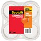 Scotch Long-Lasting Storage/Packaging Tap - 54.60 yd Length x 1.88" Width - 2.4 mil Thickness - 3" Core - Acrylic - 2.80 mil - P