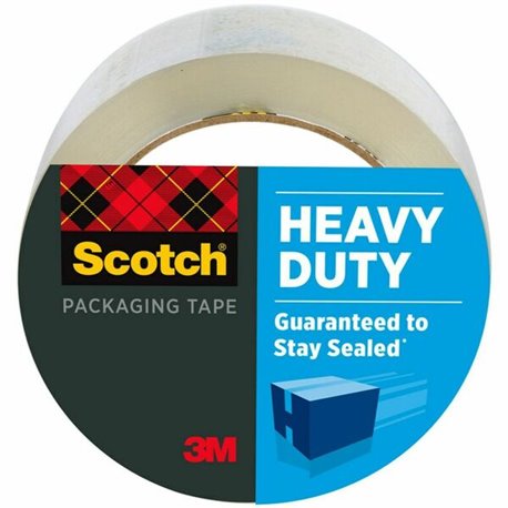 Scotch Heavy-Duty Shipping/Packaging Tape - 54.60 yd Length x 1.88" Width - 3.1 mil Thickness - 3" Core - Synthetic Rubber Resin