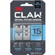 3M CLAW Drywall Picture Hanger - 15 lb (6.80 kg) Capacity - for Pictures, Mirror, Decoration, Art, Home - Gray - 5 Each