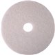 3M White Super Polish Pad 4100 - 5/Pack - Round x 14" Diameter x 1" Thickness - Floor, Buffing, Polishing - Ceramic Tile, Concre