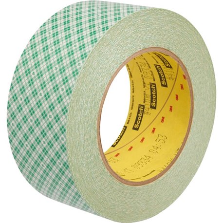 Scotch Double-Coated Paper Tape - 36 yd Length x 2" Width - 6 mil Thickness - 3" Core - Kraft - Rubber Backing - Chemical Resist