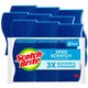 Scotch-Brite Non-Scratch Scrub Sponges - 0.8" Height x 4.3" Width x 2.8" Depth - 9/Pack - Cellulose - Blue