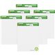 Post-it Flip-Chart Pad - 30 Sheets - Plain - Stapled - 18.50 lb Basis Weight - 25" x 30" - 35.80" x 25.2" x 1.8" - White Paper -