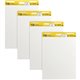 Post-it Super Sticky Easel Pad - 30 Sheets - Plain - Stapled - 18.50 lb Basis Weight - 25" x 30" - White Paper - Self-adhesive, 