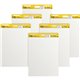 Post-it Self-Stick Easel Pad Value Pack - 30 Sheets - Plain - Stapled - 18.50 lb Basis Weight - 25" x 30" - White Paper - Reposi