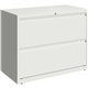 Lorell Fortress Series Lateral File - 18.6" x 28" x 36" - 2 x Drawer(s) for File - Lateral - Hanging Rail, Magnetic Label Holder