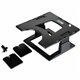 3M Ergonomic Notebook Riser - 6" Height x 13" Width x 13" Depth - Black