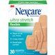 Nexcare Soft 'n Flex Bandages - Assorted Sizes - 0.94" x 1.13" , 1.13" x 3" , 0.88" x 2.25" - 30/Box - 30 Per Box - Tan - Fabric