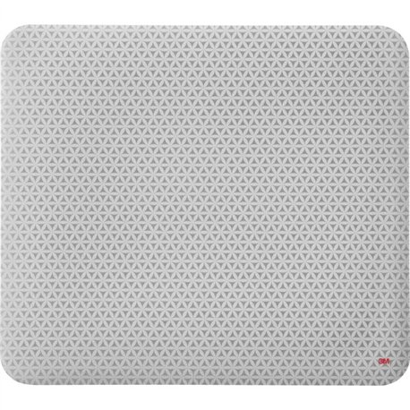 3M Precise Mouse Pad - Gray Bitmap - 0.30" x 8" Dimension - Foam - 1 Pack