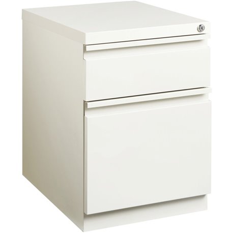 Lorell 20" Box/File Mobile Pedestal - 15" x 19.9" x 23.8" for Box, File - Letter - Mobility, Ball-bearing Suspension, Removable 