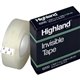 Highland Matte-finish Invisible Tape - 36 yd Length x 0.75" Width - 1" Core - For Mending, Holding, Splicing - 12 / Pack - Matte