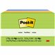 Post-it Notes Original Lined Notepads - Floral Fantasy Color Collection - 500 - 3" x 5" - Rectangle - 100 Sheets per Pad - Ruled