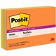 Post-it Super Stick Notes - Energy Boost Color Collection - 360 - 6" x 4" - Rectangle - 45 Sheets per Pad - Unruled - Vital Oran