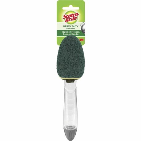 Scotch-Brite Heavy-Duty Dishwand - 4/Carton - Plastic - Green