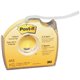 Post-it Labeling/Cover-up Tape - 0.33" Width x 58.33 ft Length - 2 Line(s) - White Tape - Removable - 1 / Roll - White