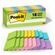 Post-it Notes Cabinet Pack - Floral Fantasy Color Collection - 1800 x Assorted - 3" x 3" - Square - 100 Sheets per Pad - Unruled