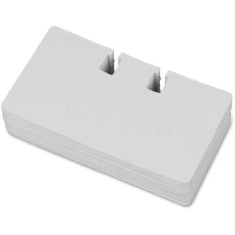 Lorell Desktop Rotary Card File Refills - For 4" x 2.13" Size Card - White