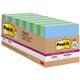 Post-it Super Sticky Notes Cabinet Pack - Oasis Color Collection - 1680 - 3" x 3" - Square - 70 Sheets per Pad - Unruled - Washe