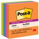 Post-it Super Sticky Notes - Energy Boost Color Collection - 450 - 3" x 3" - Square - 90 Sheets per Pad - Unruled - Vital Orange