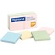 Highland Self-Sticking Notepads - 1200 - 3" x 3" - Square - 100 Sheets per Pad - Unruled - Assorted Pastel - Paper - Self-adhesi