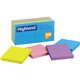 Highland Self-Sticking Notepads - Bright Colors - 1200 - 3" x 3" - Square - 100 Sheets per Pad - Unruled - Bright Assorted - Pap