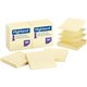 Highland Self-sticking Notepads - 1200 - 3" x 3" - Square - 100 Sheets per Pad - Unruled - Yellow - Paper - Self-adhesive, Repos