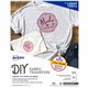 Avery Fabric Transfers - Letter - 8 1/2" x 11" - Matte - 18 / Pack - White