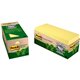 Post-it Greener Notes Cabinet Pack - 1800 - 3" x 3" - Square - 75 Sheets per Pad - Unruled - Canary Yellow - Paper - Self-adhesi