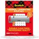 Scotch Thermal Laminating Pouches - Laminating Pouch/Sheet Size: 9" Width x 11.50" Length x 3 mil Thickness - Glossy - for Docum