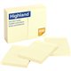 Highland Self-sticking Lined Notepads - 1200 - 4" x 6" - Rectangle - 100 Sheets per Pad - Ruled - Yellow - Paper - Self-adhesive