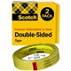 Scotch Permanent Double-Sided Tape - 3/4"W - 36 yd Length x 0.75" Width - 3" Core - Long Lasting - For Attaching, Mounting - 2 /