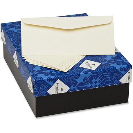 Strathmore Mohawk No. 10 Business Envelopes - Business - 10 - 9 1/2" Width x 4 1/8" Length - 24 lb - Flap - Paper, Cotton - 500 