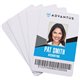 Advantus Blank PVC ID Cards - Printable - 2.13" x 3.38" Length - 100 - White - Polyvinyl Chloride (PVC)