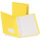 Oxford Letter Recycled Pocket Folder - 8 1/2" x 11" - 3 Fastener(s) - 1/2" Fastener Capacity for Folder - 2 Inside Front & Back 