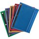 Oxford Zipper Binder Pockets - 7 1/2" x 10 1/2" Sheet - Ring Binder - Assorted - Vinyl - 1 Each