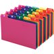 Oxford A-Z Poly Filing Index Cards - Printed Tab(s) - Character - A-Z - 6" Divider Width - Blue Poly, Green, Magenta, Strawberry