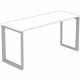 Lorell Relevance Series Desk-height Side Leg Frame - 28.5"23.3" - Finish: Silver